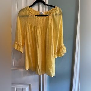 New Directions Yellow Medium Top